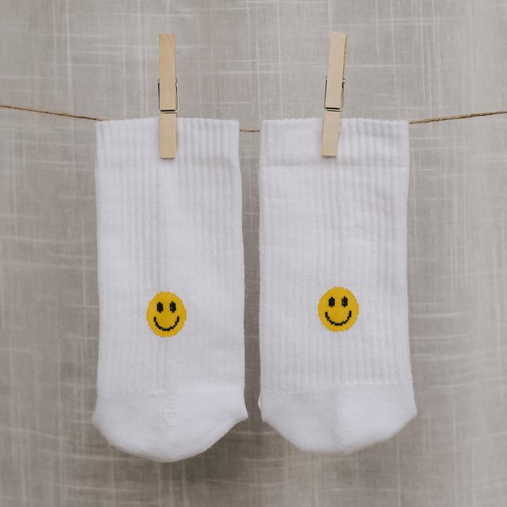 Produktbild Eulenschnitt Socken Smiley gelb S Gr.35-38 (35 - 38)
