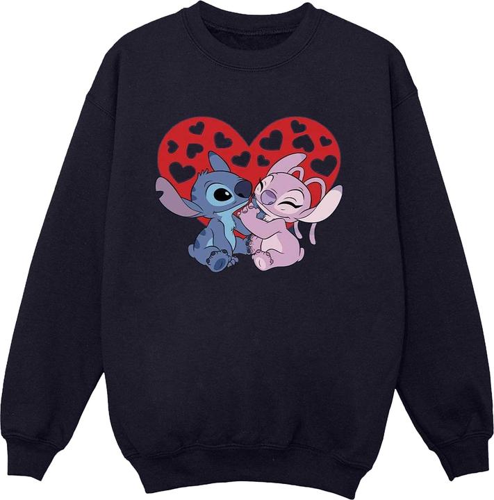 Disney Lilo & Stitch Hearts Sweatshirt Mädchen