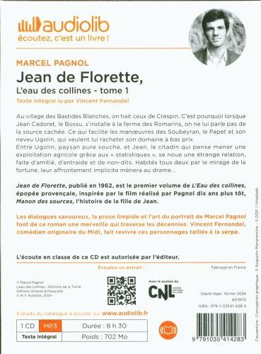 Immagine prodotto L'eau des collines. Jean de Florette (Pagnol Marcel, Francese)