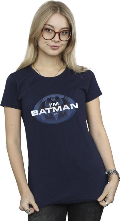 Actual product image Womens/Ladies The Flash I'm Batman Cotton T-Shirt (XXL)