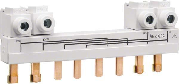 Image du produit Hager Barre de connexion 4 pôles HZC709 63-80A pour commutateur HIM4...