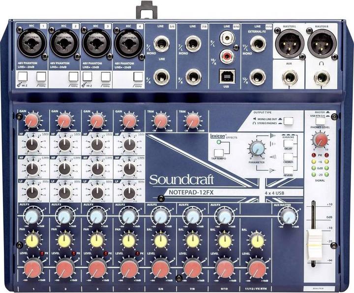 Soundcraft Notepad12FX Mixer