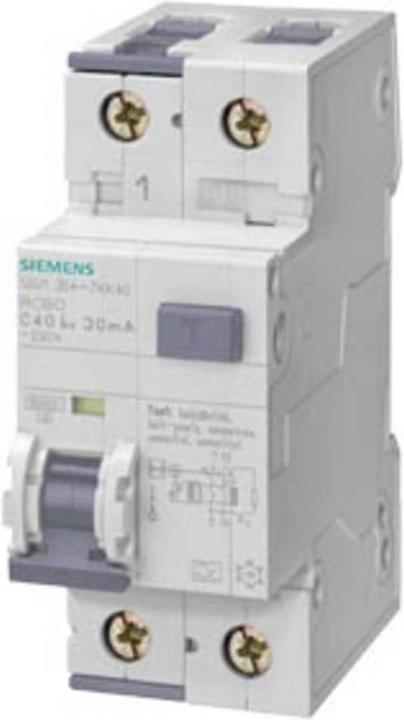 Produktbild Siemens FI/LSSchalter kAN Typ F kurzzeitverzögert K 30 mA BChar In