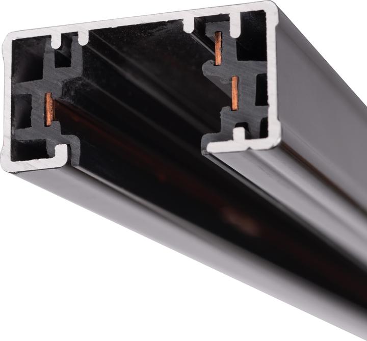 Produktbild Lucide TRACK - 1M LINE TRACK - Schienensystem - Schwarz 09950/01/30