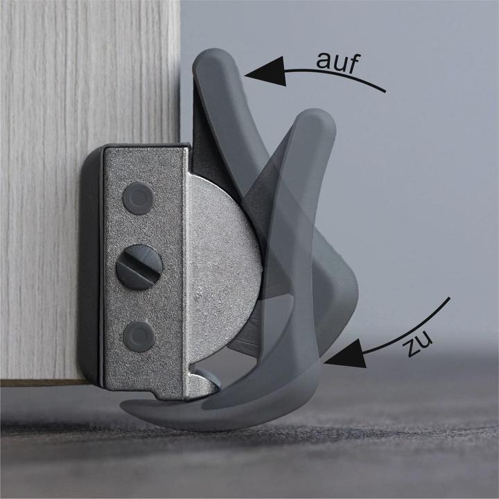 Actual product image Eneroid Door holder, ClipFlix mini, grey