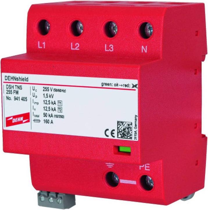 Dehn SOEHNE application-optimized DSH TNS 255 FM shield combination arrester