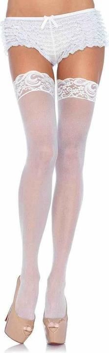 Immagine prodotto Leg Avenue Calze a bretelle con pizzo (46, 47, 48, 49, 50)
