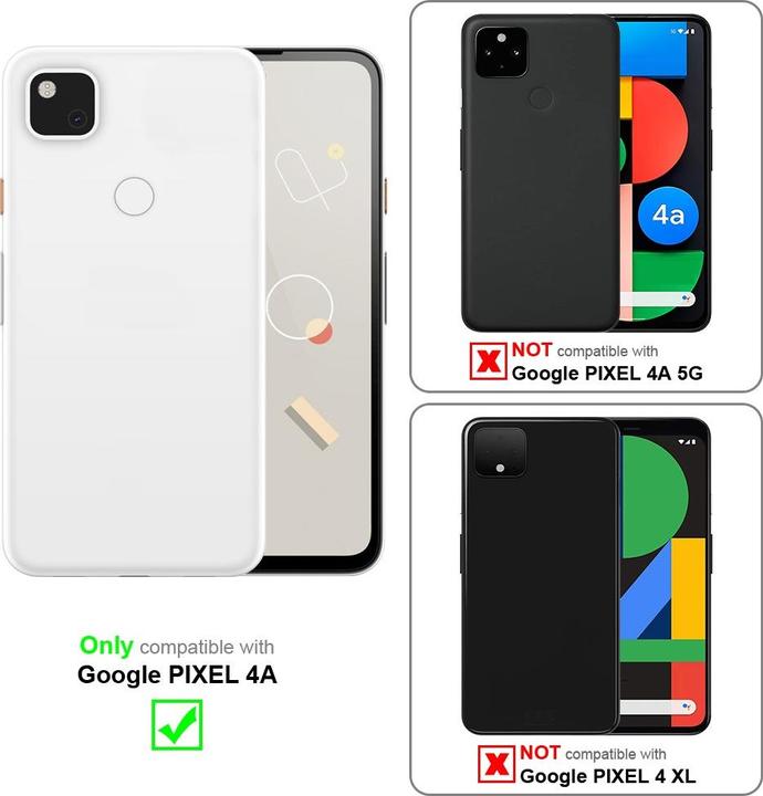 Image du produit Cadorabo Coque pour Google PIXEL 4A universel avec Clip (Google Pixel 4a)
