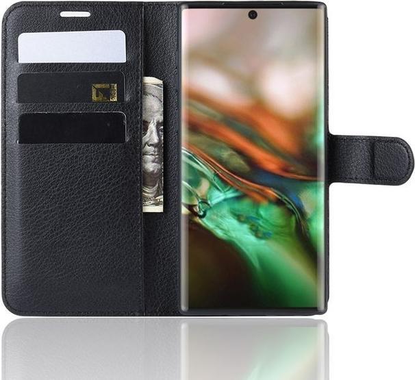 Actual product image MU Classic Litchi Leather Bookcover Series (Samsung Galaxy Note 10)