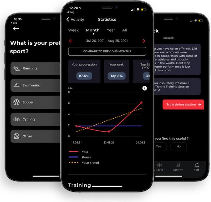 Produktbild Airofit Atemtrainer Pro 2.0
