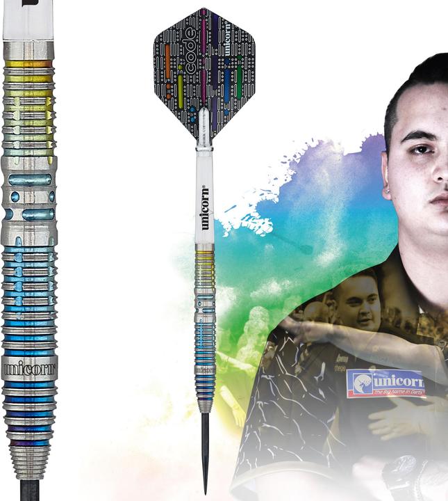 Produktbild Unicorn Jeffrey de Zwaan Code Players Steel Dart (25 g)