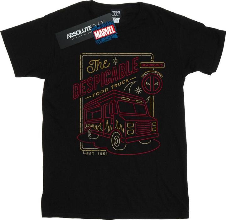 Immagine prodotto Deadpool The Despicable Food Truck Maglietta Ragazzi (116)