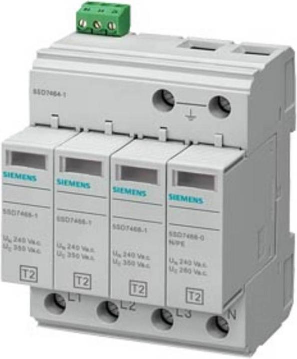 Actual product image Siemens Surge arrester type Requirement class C UC 350V Protection modules s