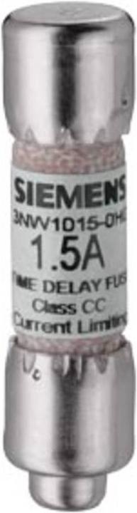 Siemens Collegamento fusibile cilindro SENTRON Classe CC A a scatto lento Un AC (Fusibile del cilindro, 0.60 A, Pigro)