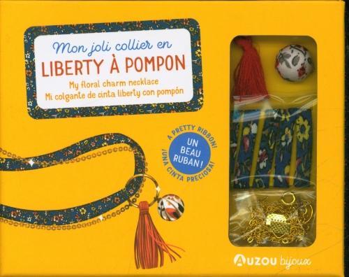 Produktbild Mon joli collier en liberty à pompon