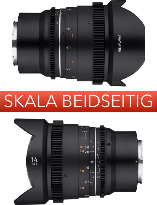 Produktbild Samyang 14mm T3.1 MK2 Sony E-Mount (Sony E, Vollformat)