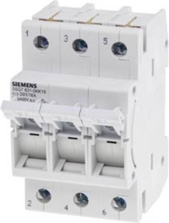 Siemens MINIZED Interrupteur-sectionneur à fusibles D01 A Un AC