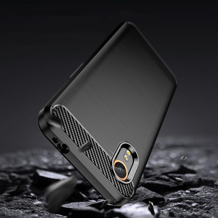 Produktbild Tech-Protect TPUCarbon case for Samsung Galaxy XCover 7 - black (Samsung Galaxy Xcover 7)