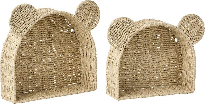 Produktbild Vertbaudet 2er-Set Kinderzimmer Deko-Regale BÄR, Papier