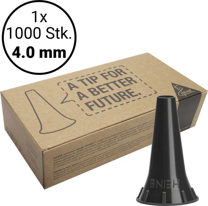 Heine AllSpec Einweg-Tips 4.0 mm - 1000 Otoskop-Trichter