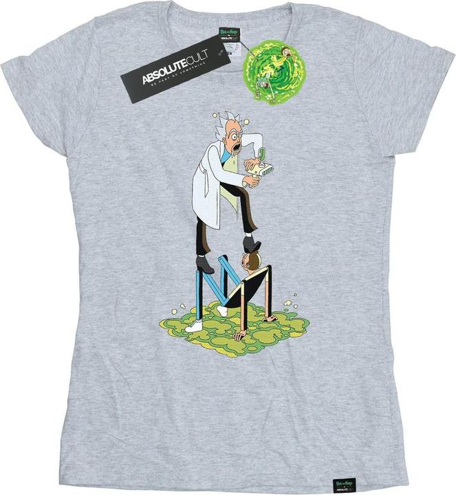 Actual product image Rick And Morty Womens/Ladies Stylised Characters Cotton T-Shirt (M)