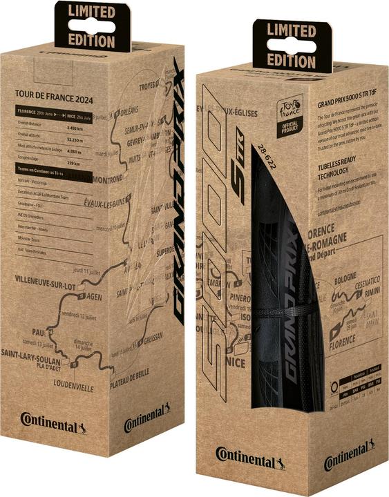 Actual product image Continental Grand Prix 5000 S TdF (28 x 1.10, 28-622)