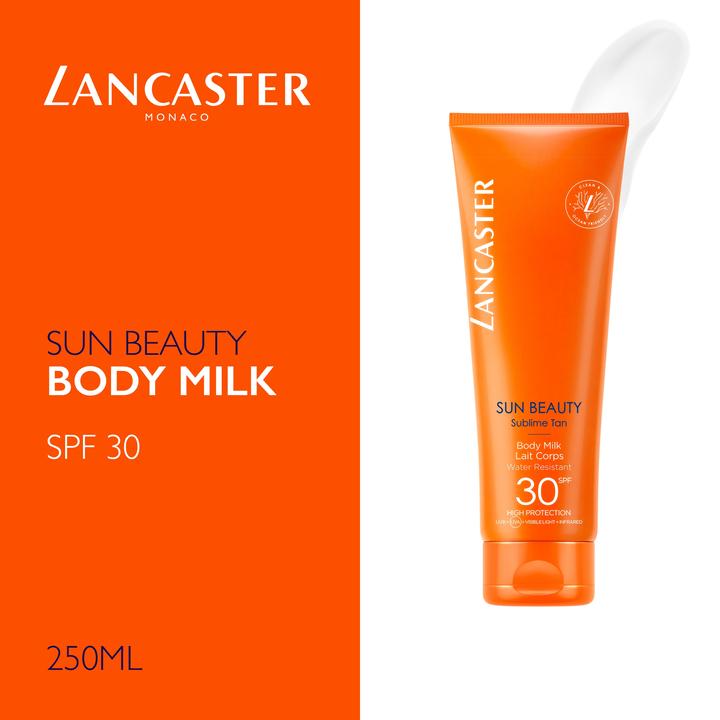 Produktbild Lancaster Sun Beauty Body Milk SPF30 (Sonnenmilch, SPF 30, 250 ml, 279 g)
