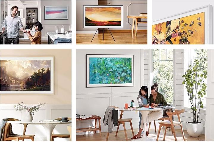 Actual product image Samsung QE75LS03T The Frame 4.0 (75", QLED, 4K, 2020)