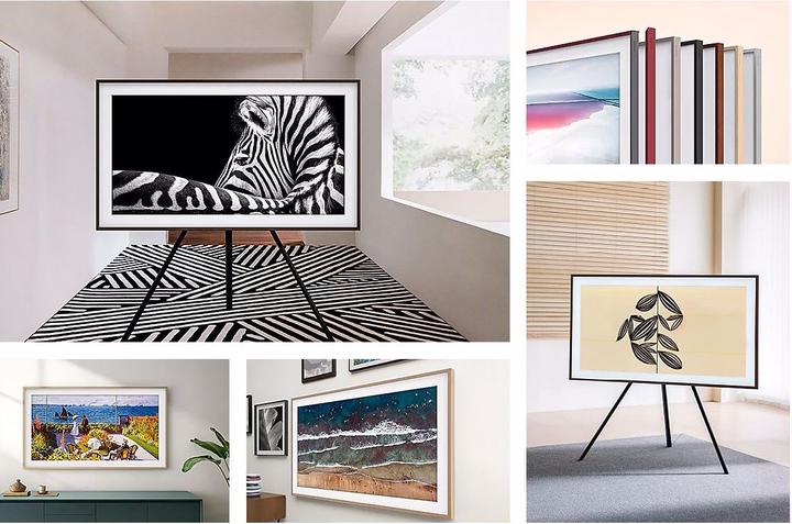 Actual product image Samsung QE75LS03T The Frame 4.0 (75", QLED, 4K, 2020)