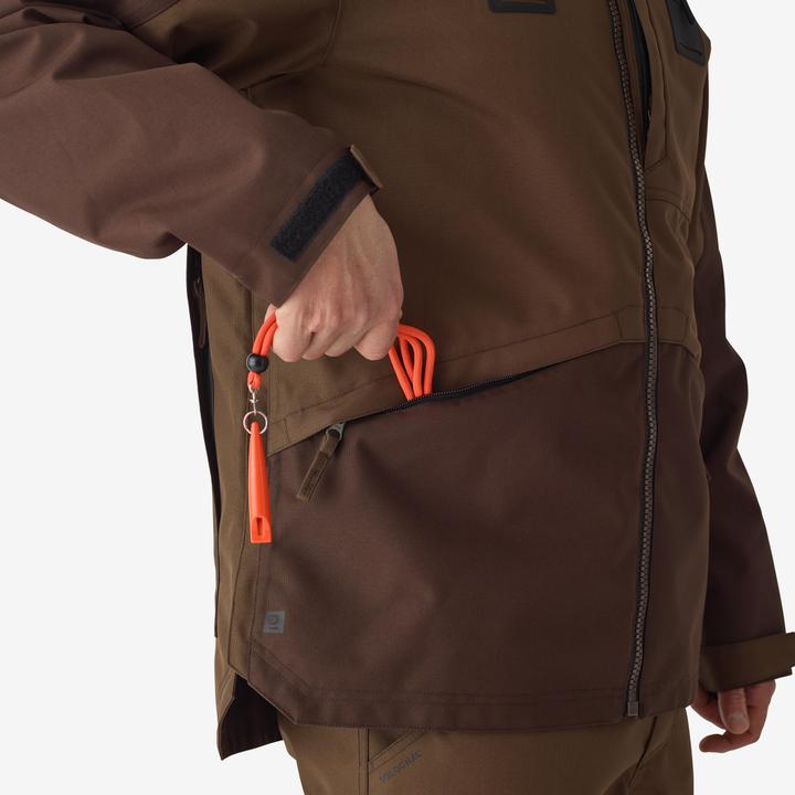 Actual product image Solognac Hunting reinforced jacket woodland 500 two-tone (M)