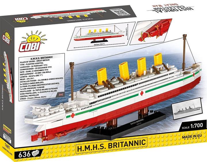 Actual product image Cobi HC H.M.H.S Britannic