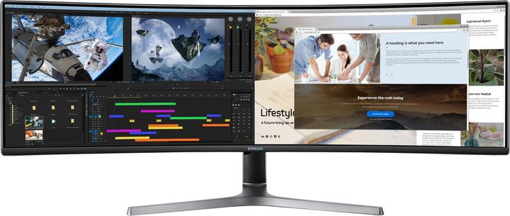 Actual product image Samsung C49RG94SSU (5120 x 1440 pixels, 49")