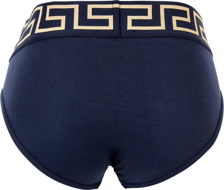 Actual product image Versace Underpants Tri-Pack Slip Jersey Topeka Bi-Stretch Cotton Organic New Logo (L, pack of 3)