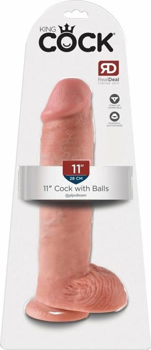 Actual product image Doc Johnson 11 Cock With Balls