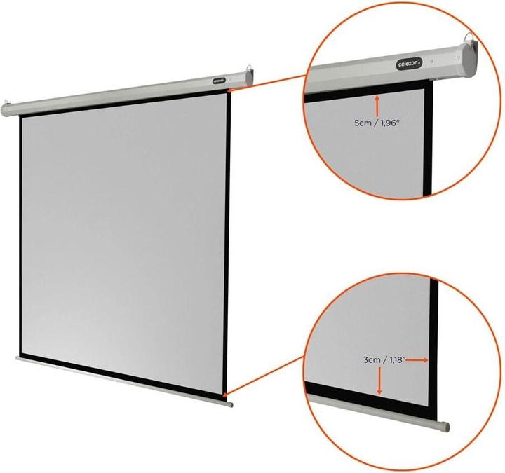Produktbild Celexon Motor Economy, Leinwand, 1:1 (109.69", 1:1)