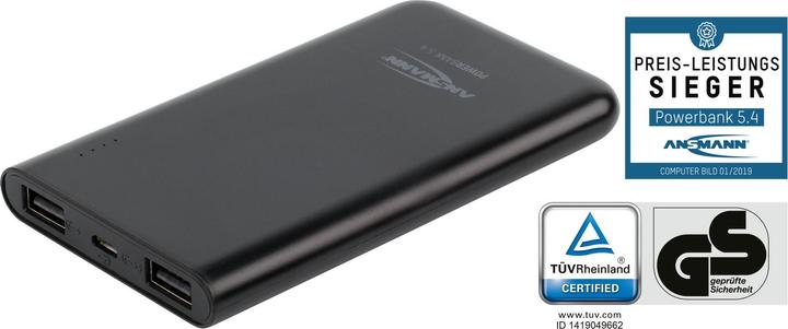 Actual product image Ansmann Powerbank 5.4 (5000 mAh, 20 Wh)