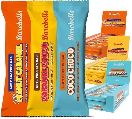 Image du produit Barebells Barre de protéines douce (Caramel Choco, 12 pcs, 660 g)