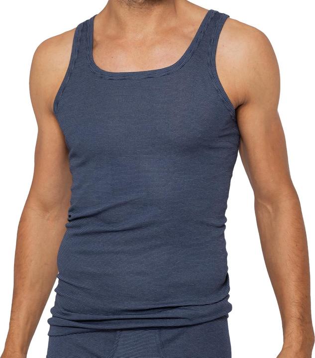 Actual product image ESGE 5 pack - fine rib striped undershirt (M)