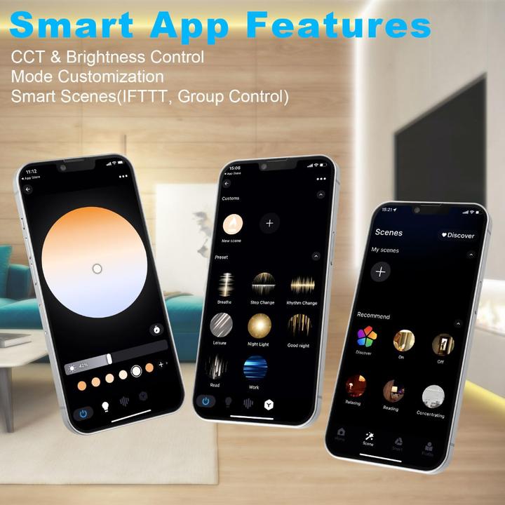 Image du produit Lumina Swiss Smart LED (Blanc neutre, Blanc chaud, Blanc froid, 700 cm, Intérieur)