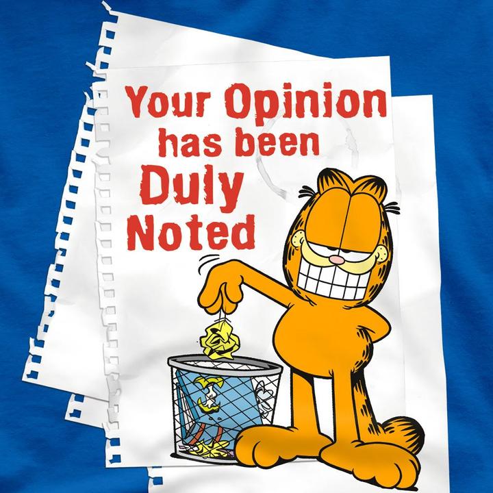 Produktbild Garfield Duly Noted TShirt (4XL)