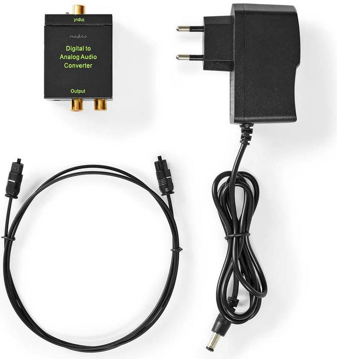 Immagine prodotto Nedis Convertitore audio digitale a 1 via Connessione Ingresso: 1x RCA digitale / 1x TosLink Connessione (0.05 m)