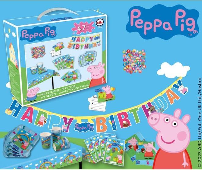 Produktbild Tib Party-Koffer Peppa-Pig 51-tlg.