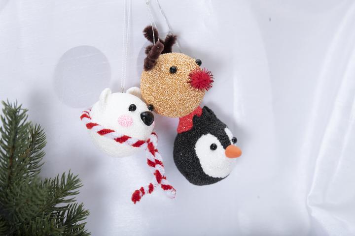 Actual product image Creativ Company Christmas tree balls handicraft set