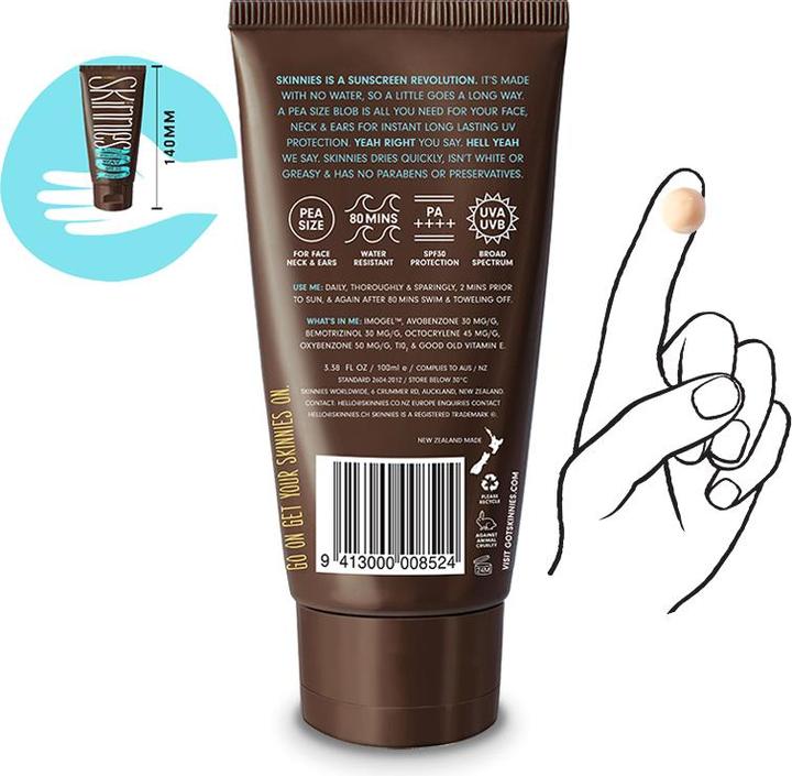 Produktbild Skinnies Sonnengel SPF 30 (Sonnengel, SPF 30, 100 ml, 112 g)