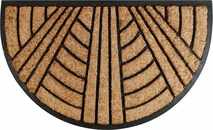 Actual product image Mojawo Dirt-trapping mat Doormat shoe scraper 45x75 cm semicircular (45 x 75 cm)