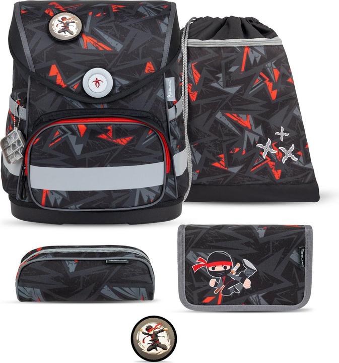 Produktbild Belmil COMPACT Schulrucksack-Set Ninja (19 l)