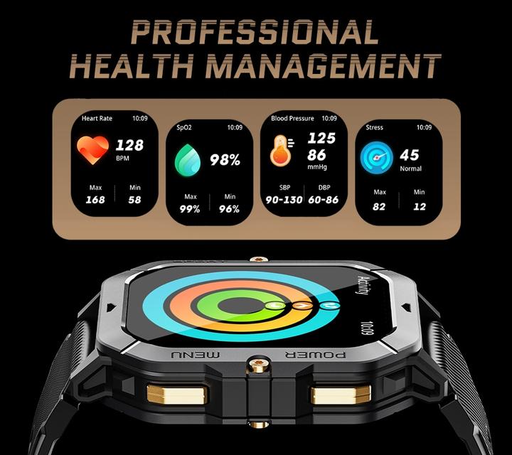 Image du produit Herren-Smartwatch RNCF23-1 SCHWARZ