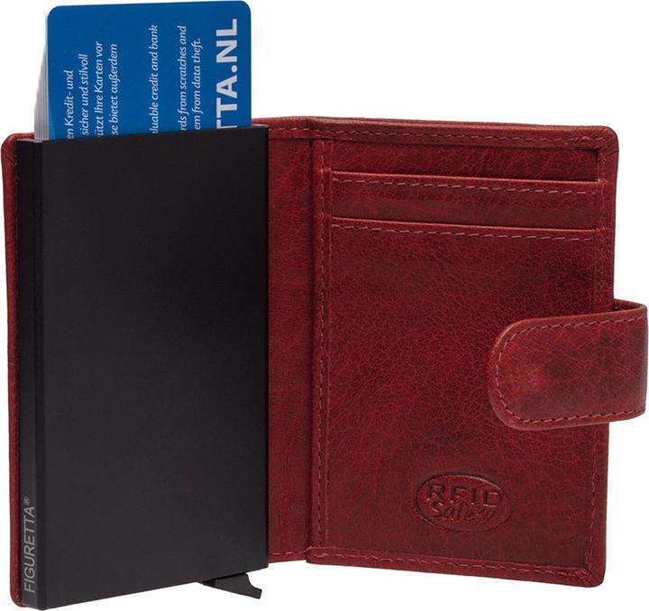 Actual product image The Chesterfield Brand Antique Buff credit card holder RFID protection leather 7 cm