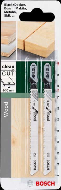 Immagine prodotto Bosch Zubehör Lama per seghetto alternativo HCS, T 101 BR Clean per legno