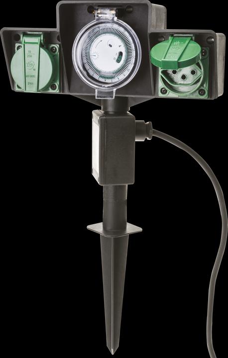 Produktbild Max Hauri Gartenspiess 2x Typ 13 mit Timer IP44